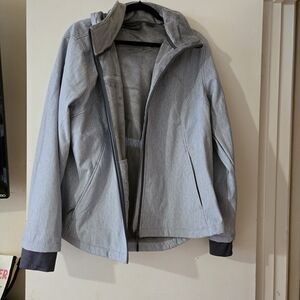 Free Country Plush Graylight Blue Aeris II super Soft Shell Jacket